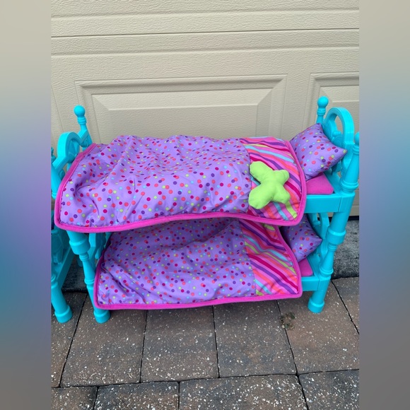 American Girl Toys My Life Furniture Stacking Bunk Beds With